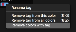 Saved Color - Tag Menu Image